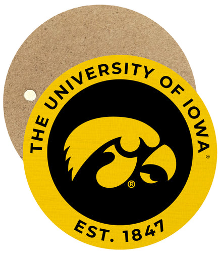 Iowa Hawkeyes Round Wooden 2.5