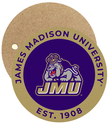 James Madison Dukes Round Wooden 2.5