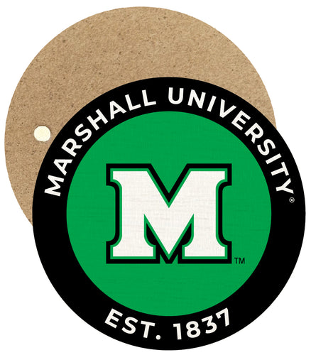 Marshall Thundering Herd Round Wooden 2.5