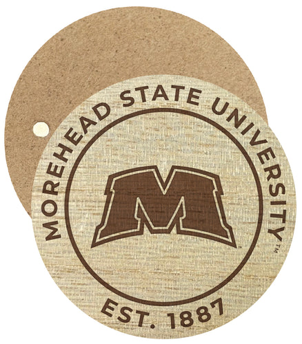 Morehead State University Engraved Round Wooden 2.5