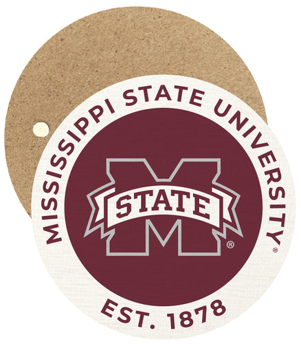 Mississippi State Bulldogs Round Wooden 2.5