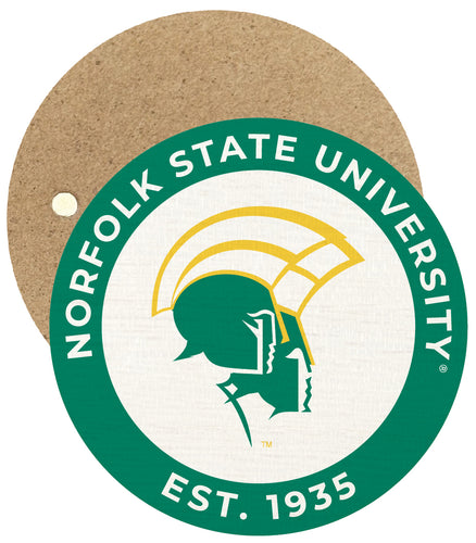 Norfolk State University Round Wooden 2.5