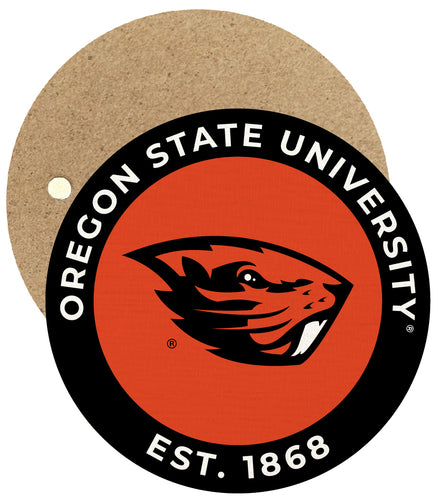 Oregon State Beavers Round Wooden 2.5