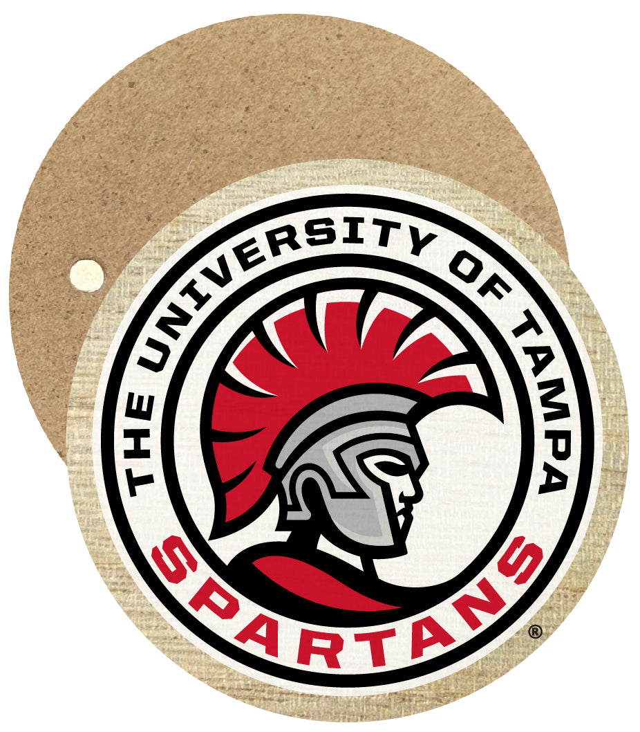 University of Tampa Spartans Round Wooden 2.5