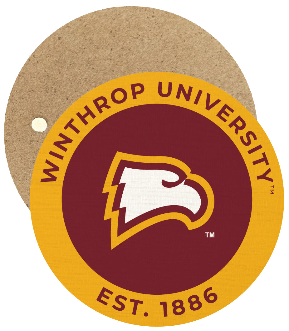 Winthrop University Round Wooden 2.5