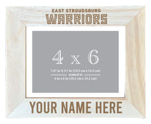 Load image into Gallery viewer, East Stroudsburg University Customizable Wooden Photo Frame Matted 4&quot;x 6&quot; Officially Licensed Collegiate Product
