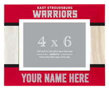 Load image into Gallery viewer, East Stroudsburg University Customizable Wooden Photo Frame Matted 4&quot;x 6&quot; Officially Licensed Collegiate Product Printed
