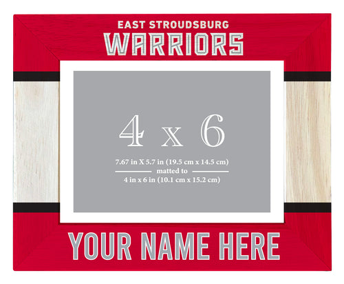 East Stroudsburg University Customizable Wooden Photo Frame Matted 4