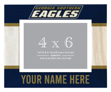 Load image into Gallery viewer, Georgia Southern Eagles Customizable Wooden Photo Frame Matted 4&quot;x 6&quot; Officially Licensed Collegiate Product Printed
