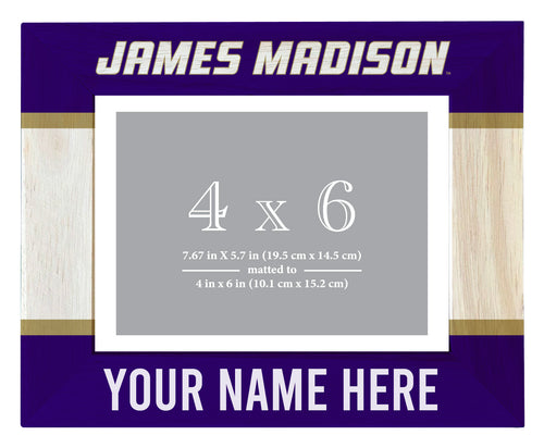 James Madison Dukes Customizable Wooden Photo Frame Matted 4