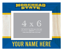 Load image into Gallery viewer, Morehead State University Customizable Wooden Photo Frame Matted 4&quot;x 6&quot; Officially Licensed Collegiate Product
