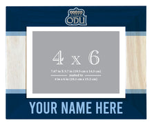 Load image into Gallery viewer, Old Dominion Monarchs Customizable Wooden Photo Frame Matted 4&quot;x 6&quot; Officially Licensed Collegiate Product
