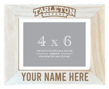 Load image into Gallery viewer, Tarleton State University Customizable Wooden Photo Frame Matted 4&quot;x 6&quot; Officially Licensed Collegiate Product
