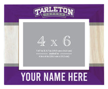 Load image into Gallery viewer, Tarleton State University Customizable Wooden Photo Frame Matted 4&quot;x 6&quot; Officially Licensed Collegiate Product Printed
