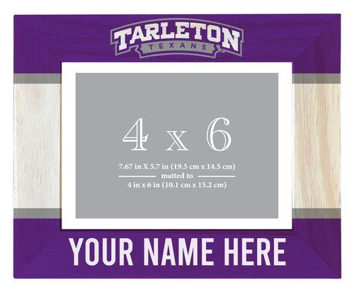 Tarleton State University Customizable Wooden Photo Frame Matted 4