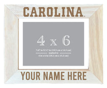 Load image into Gallery viewer, UNC Tar Heels Customizable Wooden Photo Frame Matted 4&quot;x 6&quot; Officially Licensed Collegiate Product
