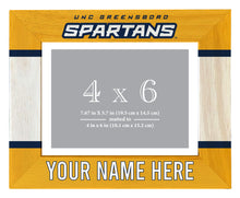 Load image into Gallery viewer, North Carolina Greensboro Spartans Customizable Wooden Photo Frame Matted 4&quot;x 6&quot; Officially Licensed Collegiate Product Printed
