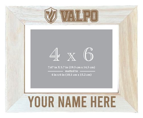 Valparaiso University Customizable Wooden Photo Frame Matted 4