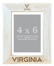 Load image into Gallery viewer, Virginia Cavaliers Wooden Photo Frame - Customizable 4 x 6 Inch - Elegant Matted Display for Memories
