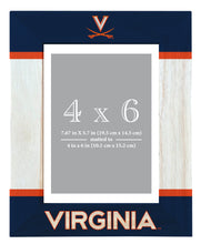 Load image into Gallery viewer, Virginia Cavaliers Wooden Photo Frame - Customizable 4 x 6 Inch - Elegant Matted Display for Memories
