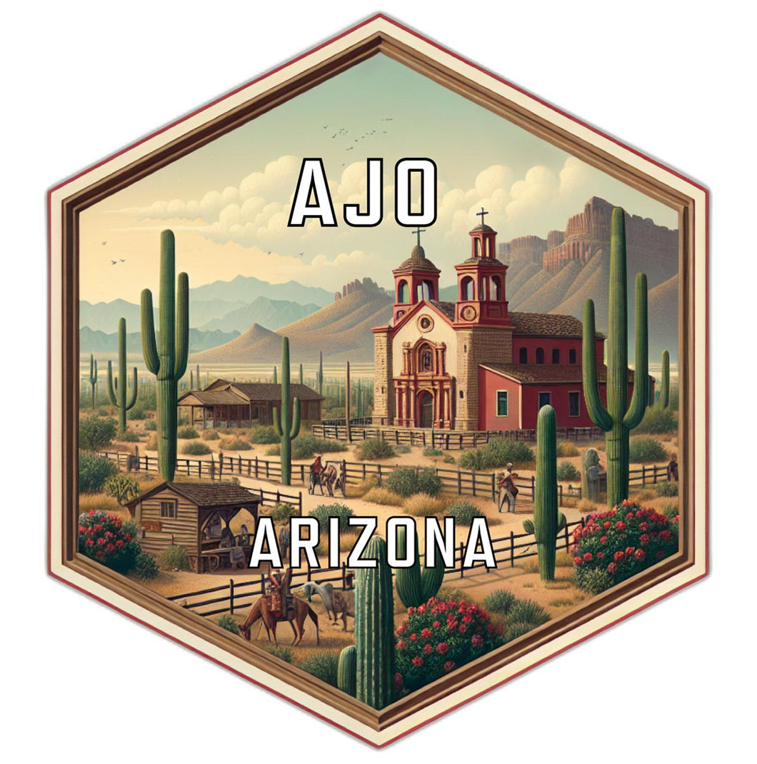 Ajo Arizona Travel Destination Souvenir Vinyl Decal Sticker 2-Inch