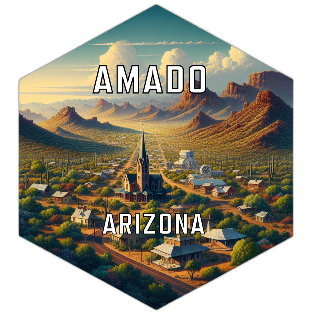 Amado Arizona Travel Destination Souvenir Vinyl Decal Sticker 2-Inch