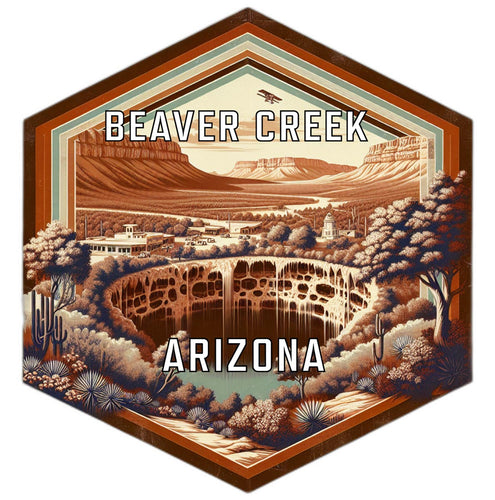 Beaver Creek Arizona Travel Destination Souvenir Vinyl Decal Sticker 4-Inch