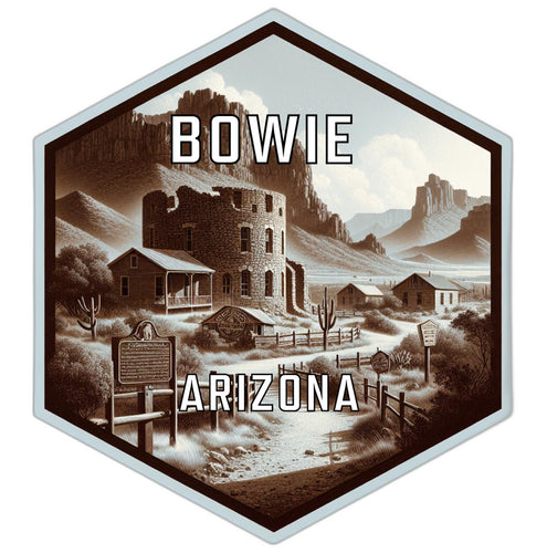 Bowie Arizona Travel Destination Souvenir Vinyl Decal Sticker 6-Inch