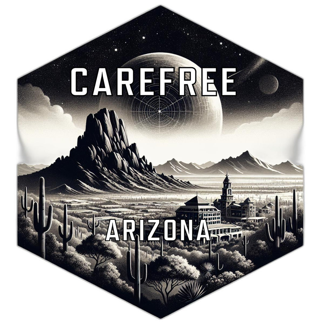 Carefree Arizona Travel Destination Souvenir Vinyl Decal Sticker 4-Inch