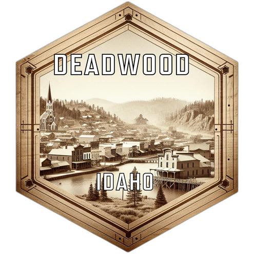 Deadwood Idaho Travel Destination Souvenir Vinyl Decal Sticker 2-Inch