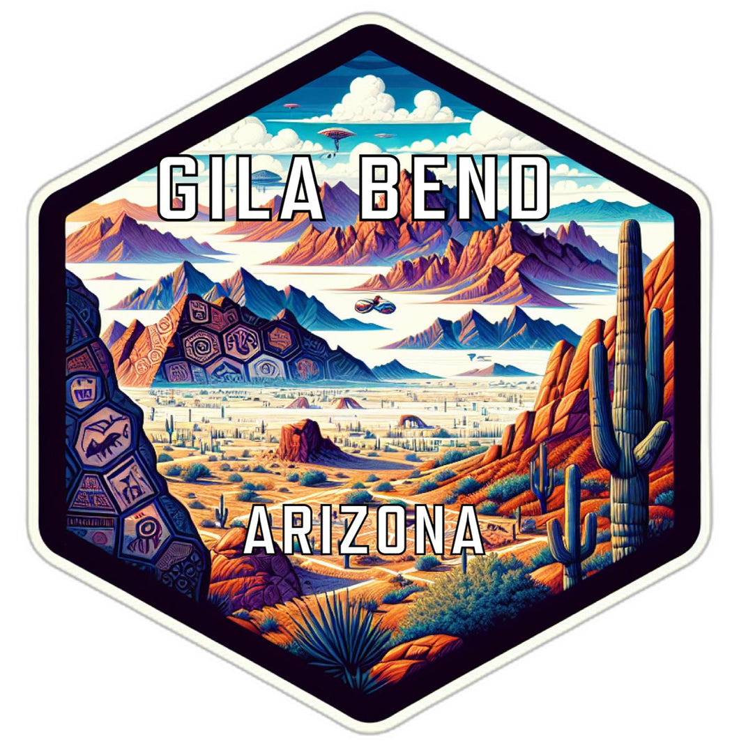 Gila Bend Arizona Travel Destination Souvenir Vinyl Decal Sticker 2-Inch