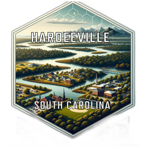 Hardeeville South Carolina Travel Destination Souvenir Vinyl Decal Sticker 2-Inch