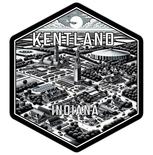 Kentland Indiana Travel Destination Souvenir Vinyl Decal Sticker 4-Inch