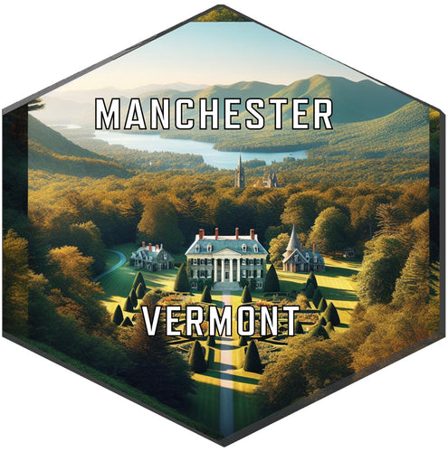 Manchester Vermont Travel Destination Souvenir Vinyl Decal Sticker 4-Inch