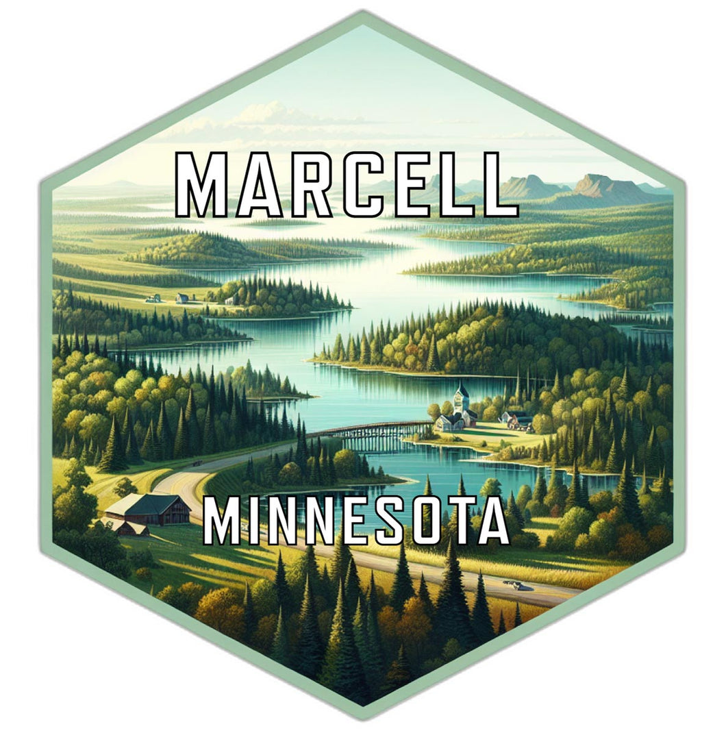 Marcell Minnesota Travel Destination Souvenir Vinyl Decal Sticker 6-Inch