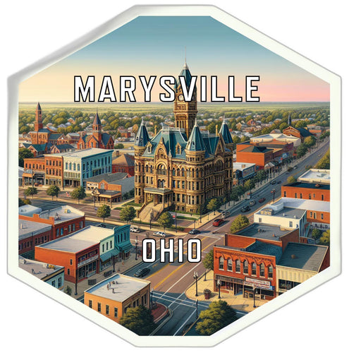 Marysville Ohio Travel Destination Souvenir Vinyl Decal Sticker 4-Inch