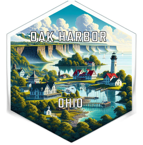 Oak Harbor Ohio Travel Destination Souvenir Vinyl Decal Sticker 2-Inch