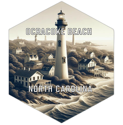 Ocracoke Beach North Carolina Travel Destination Souvenir Vinyl Decal Sticker 2-Inch