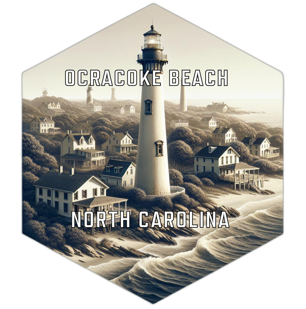 Ocracoke Beach North Carolina Travel Destination Souvenir Vinyl Decal Sticker 2-Inch