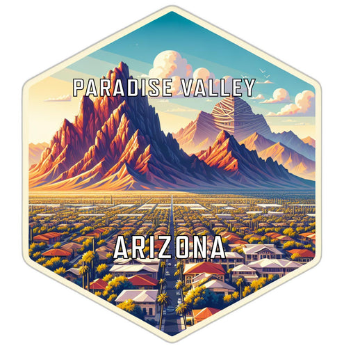 Paradise Valley Arizona Travel Destination Souvenir Vinyl Decal Sticker 2-Inch