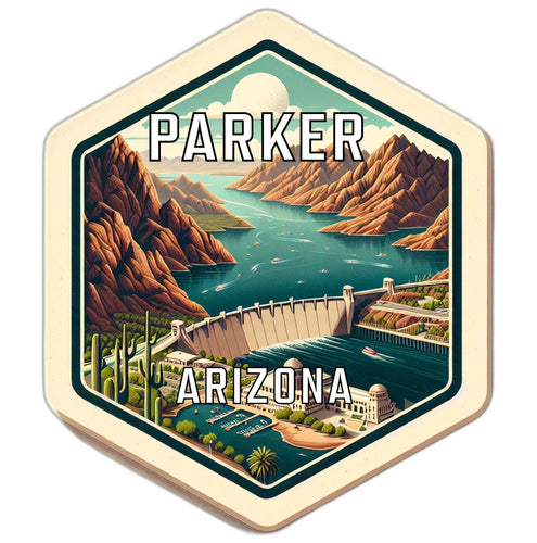 Parker Arizona Travel Destination Souvenir Vinyl Decal Sticker 2-Inch