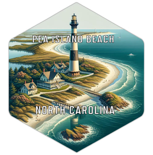 Pea Island Beach North Carolina Travel Destination Souvenir Vinyl Decal Sticker 4-Inch