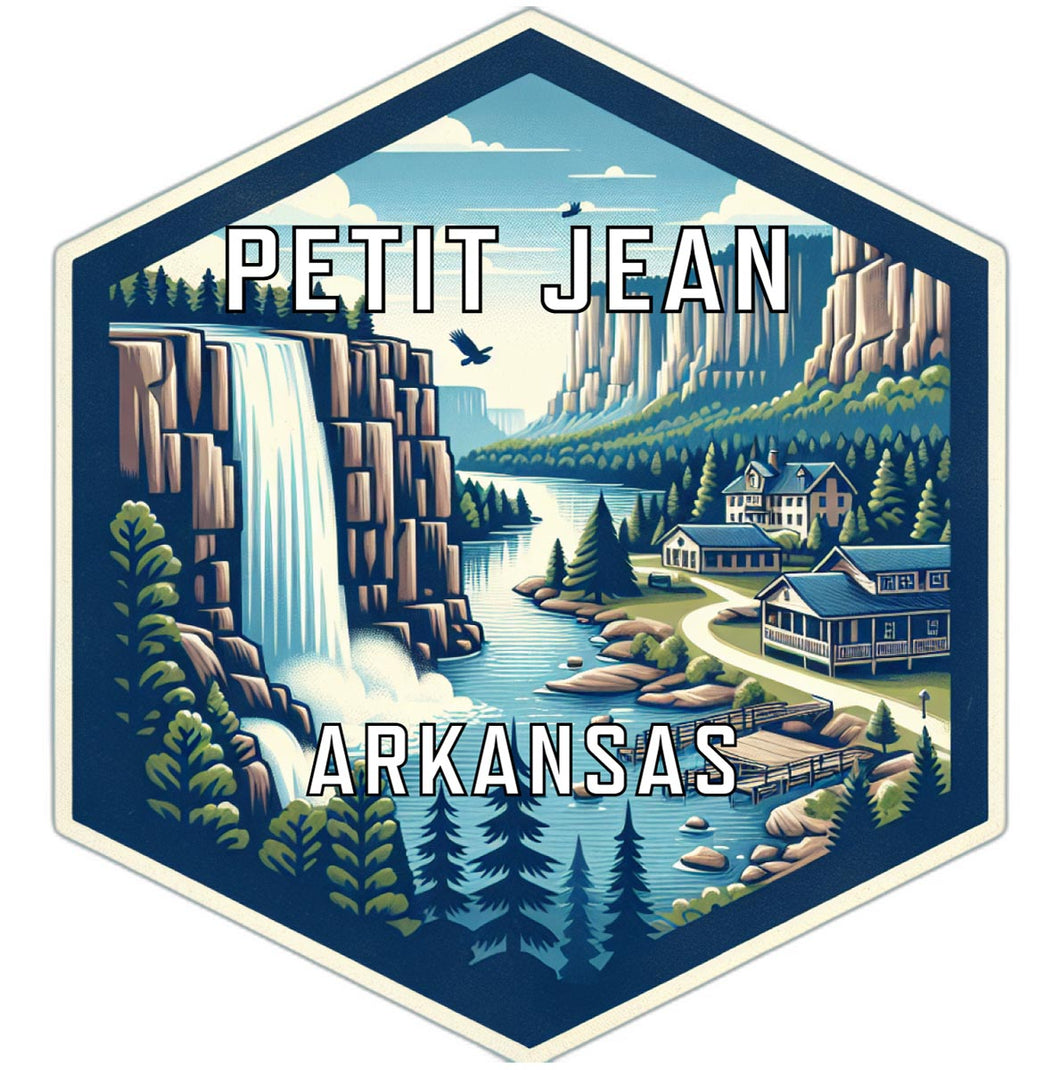 Petit Jean Arkansas Travel Destination Souvenir Vinyl Decal Sticker 6-Inch