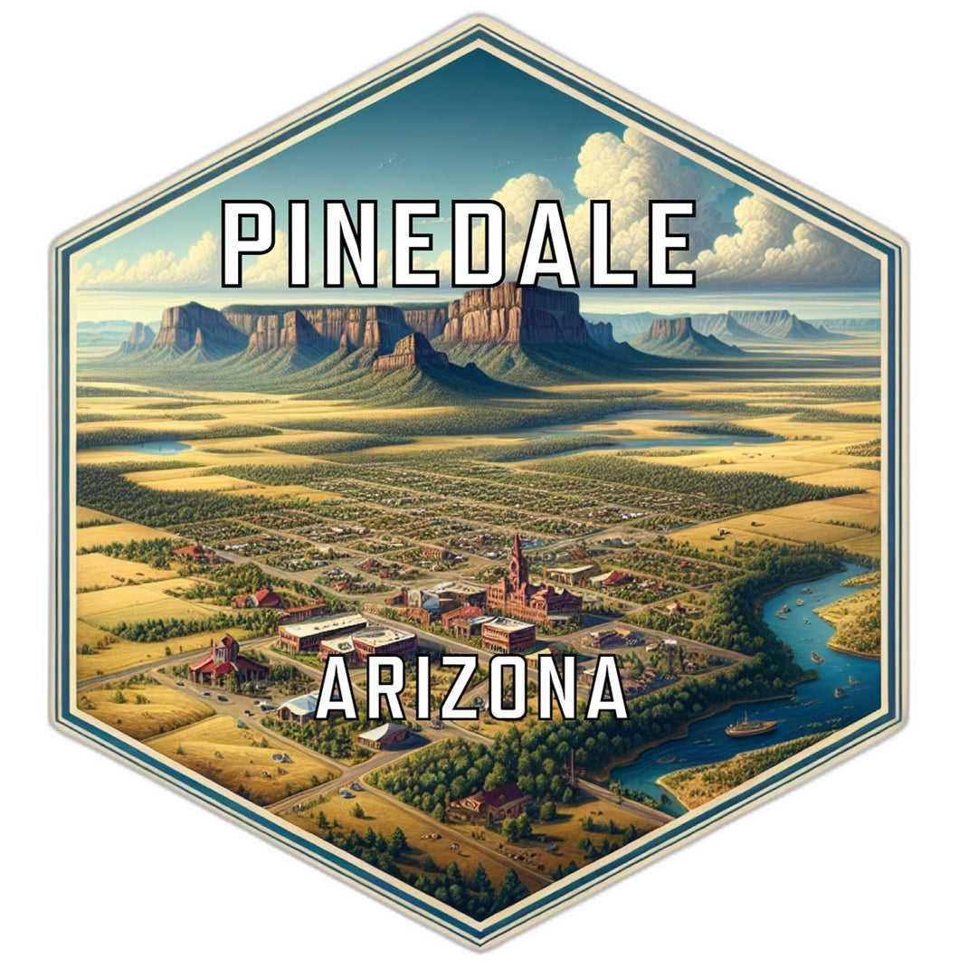 Pinedale Arizona Travel Destination Souvenir Vinyl Decal Sticker 2-Inch