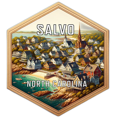 Salvo North Carolina Travel Destination Souvenir Vinyl Decal Sticker 6-Inch