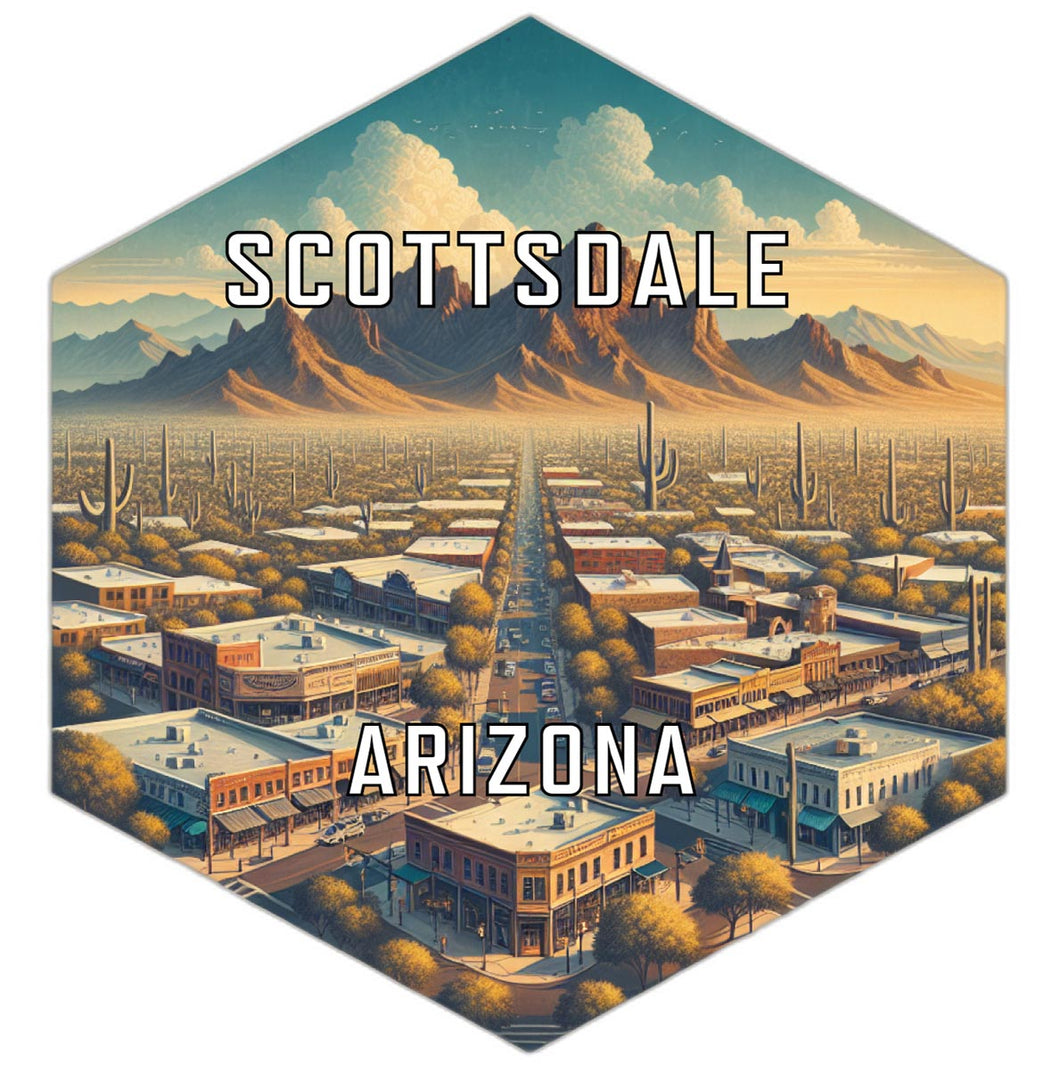 Scottsdale Arizona Travel Destination Souvenir Vinyl Decal Sticker 6-Inch