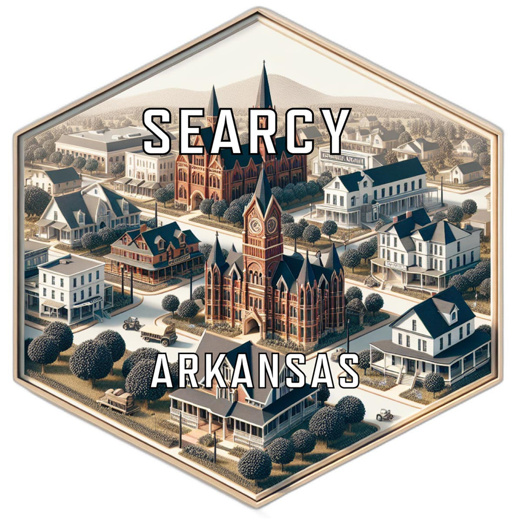 Searcy Arkansas Travel Destination Souvenir Vinyl Decal Sticker 4-Inch