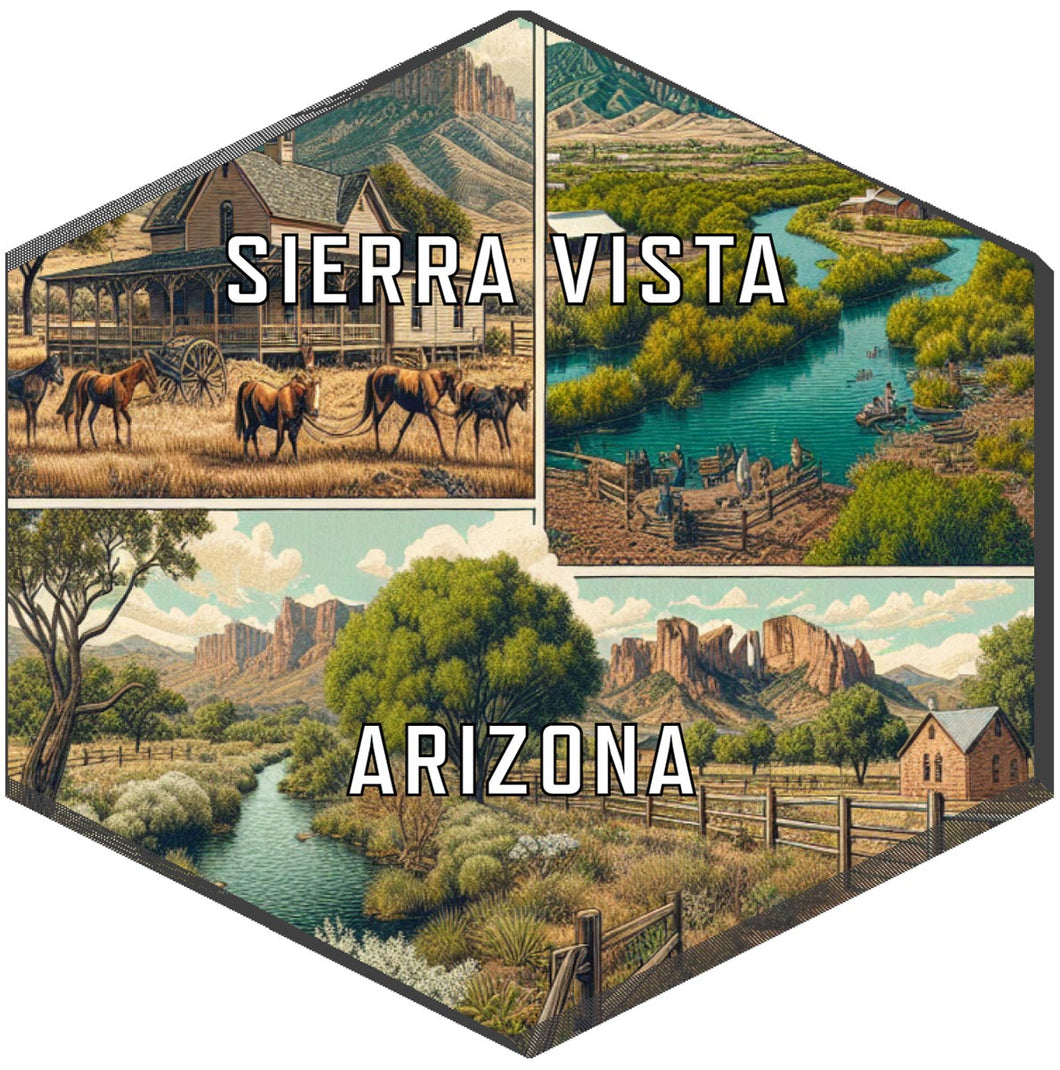 Sierra Vista Arizona Travel Destination Souvenir Vinyl Decal Sticker 2-Inch