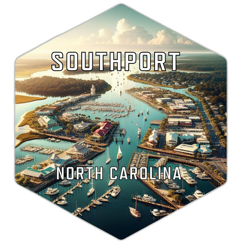 Southport North Carolina Travel Destination Souvenir Vinyl Decal Sticker 2-Inch