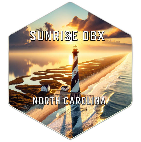 Sunrise Obx North Carolina Travel Destination Souvenir Vinyl Decal Sticker 2-Inch